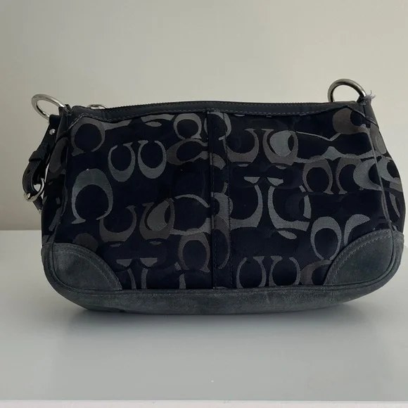 Coach Black and Gray Crossbody Bag - Picture 2 of 5